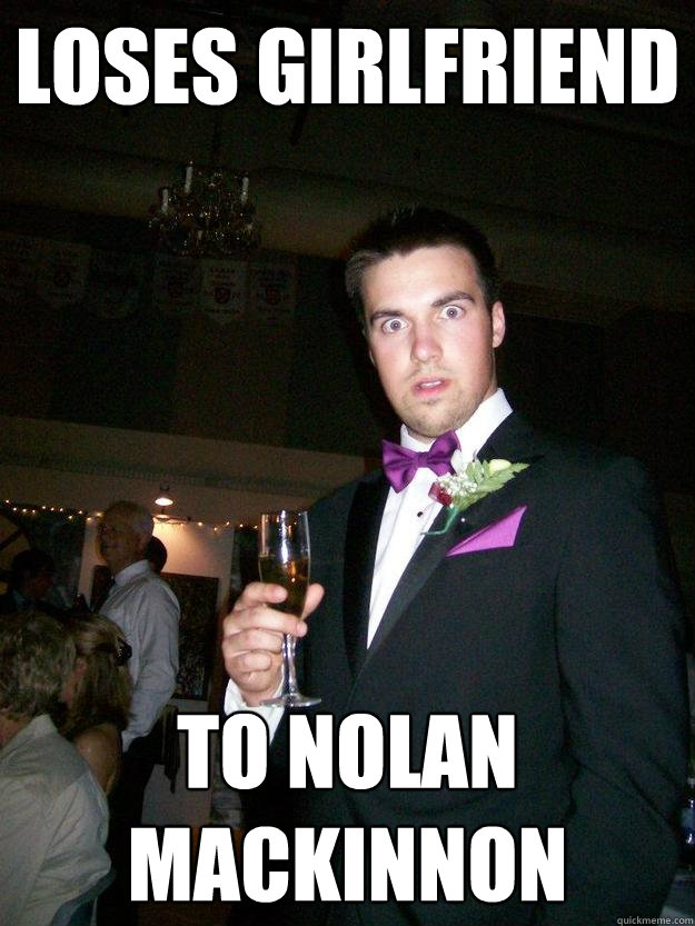loses girlfriend to nolan mackinnon - Magic Mike