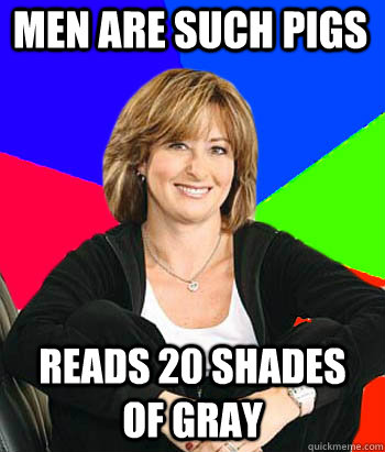 men are such pigs reads 20 shades of gray - Sheltering Suburban Mom