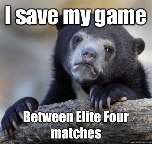I save my game this meme - Confession Bear Eating