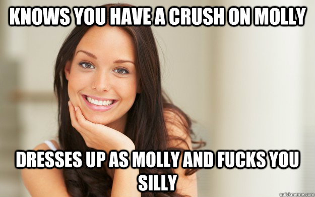 knows you have a crush on molly dresses up as molly and fuck - Good Girl Gina