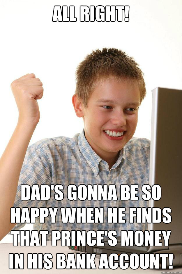 He'll be so happy!