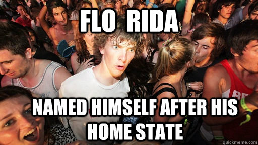 flo rida named himself after his home state - Sudden Clarity Clarence