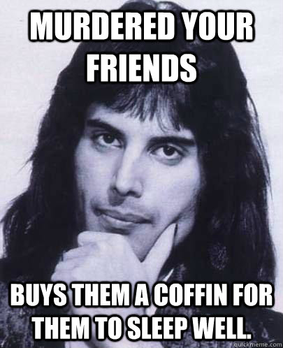 Freddie Mercury Coffin