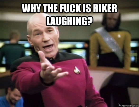 Picard Laughing