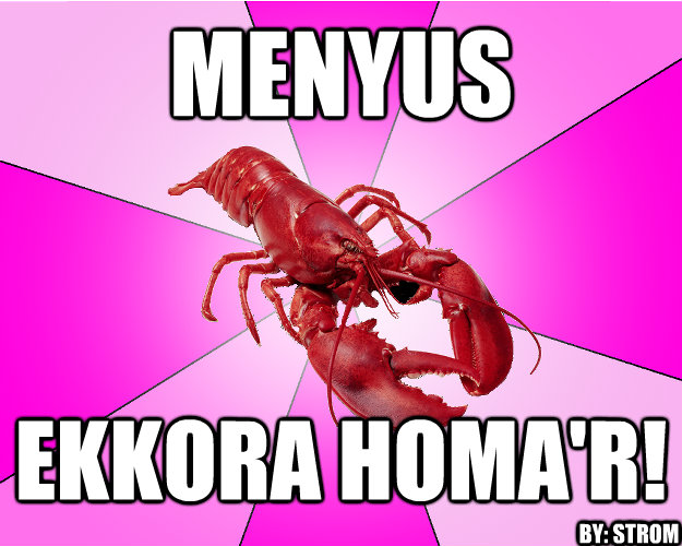 menyus ekkora homar by strom - Long-term relationship Lobster