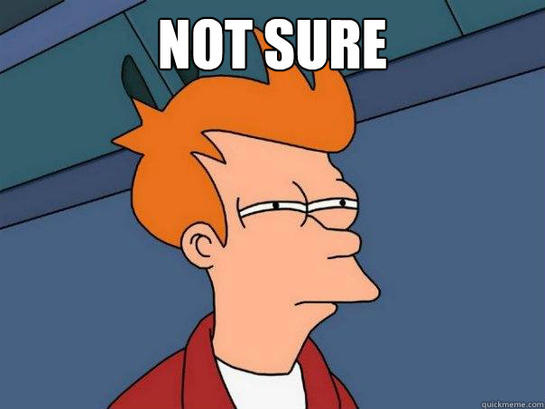 not sure - Futurama Fry