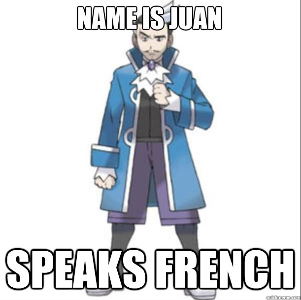 name is juan speaks french -
