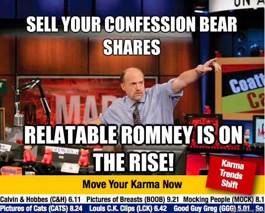 sell your confession bear shares relatable romney is on the - Mad Karma with Jim Cramer