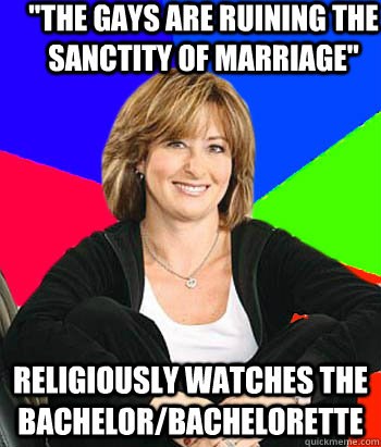 the gays are ruining the sanctity of marriage religiously - Sheltering Suburban Mom
