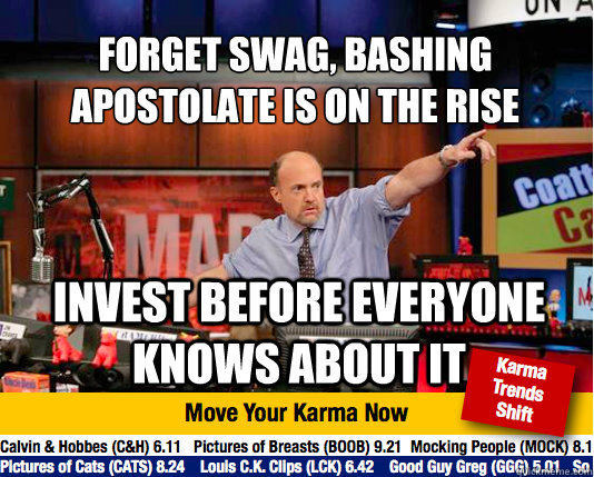 forget swag bashing apostolate is on the rise invest befor - Mad Karma with Jim Cramer