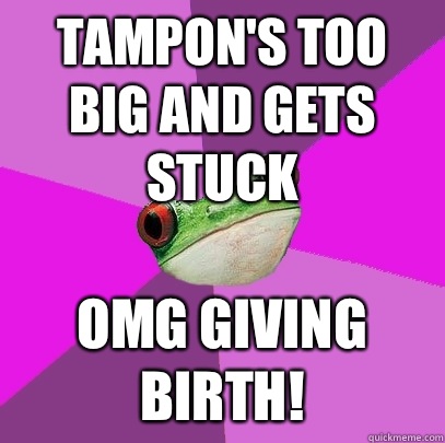 Tampons Stuck