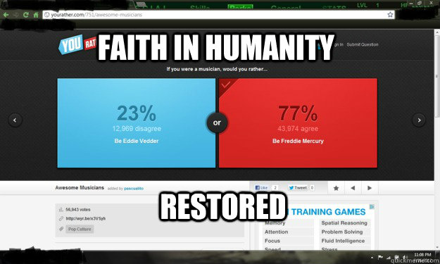 faith in humanity restored -