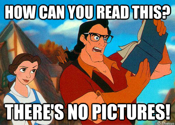 how can you read this theres no pictures - Hipster Gaston