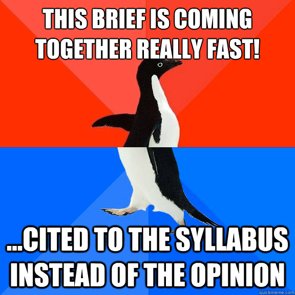 this brief is coming together really fast cited to the s - Socially Awesome Awkward Penguin