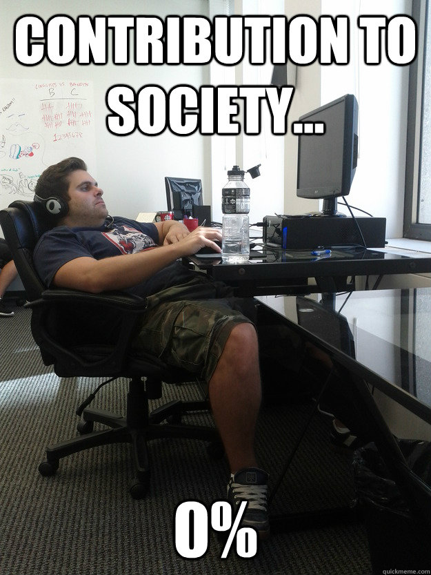 contribution to society 0 - Checked-Out Coworker