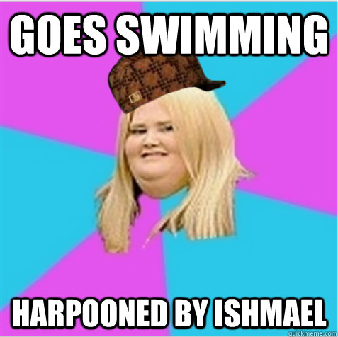 Fat Chick Swimming