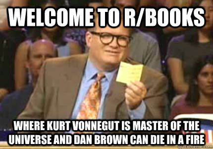 welcome to rbooks where kurt vonnegut is master of the univ - Whose Line