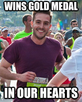 wins gold medal in our hearts - Ridiculously photogenic guy