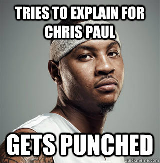 tries to explain for chris paul gets punched - Mad Mello