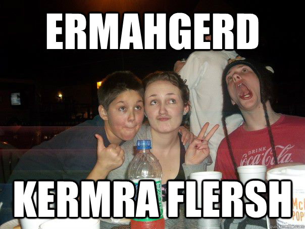 ermahgerd kermra flersh - Ermahgerd