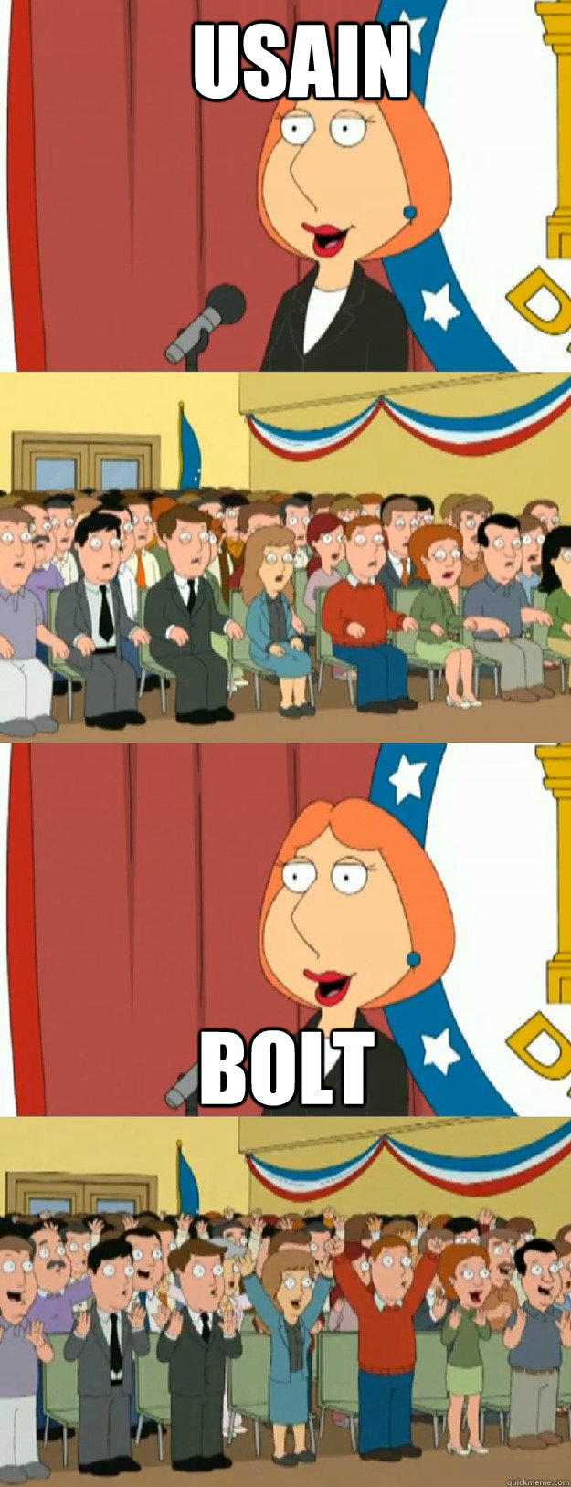 usain bolt - Lois Griffin