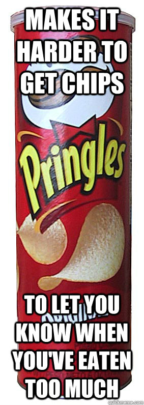 makes it harder to get chips to let you know when youve eat -