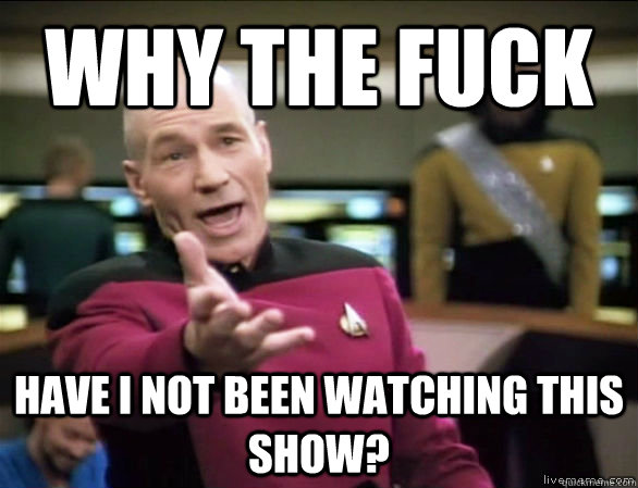 why the fuck have i not been watching this show - Annoyed Picard HD