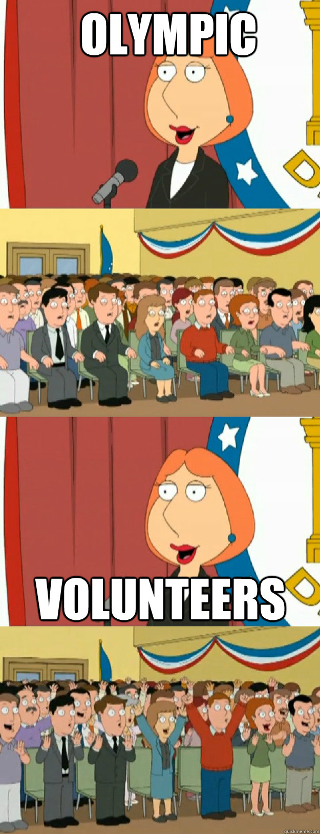 olympic volunteers - Lois Griffin