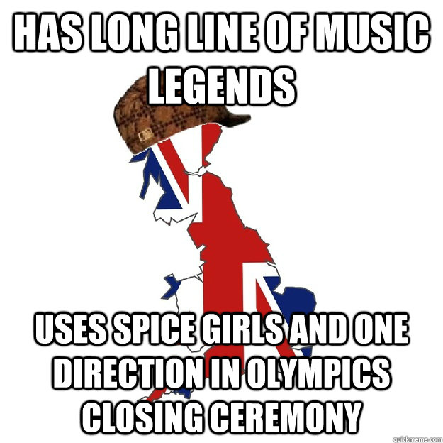 has long line of music legends uses spice girls and one dire - Scumbag Britain