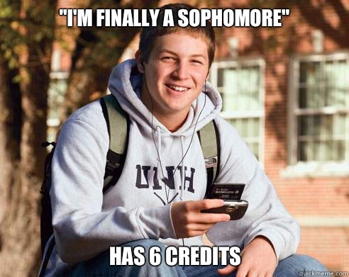 im finally a sophomore has iphone macbook wears abercrombie - College Freshman
