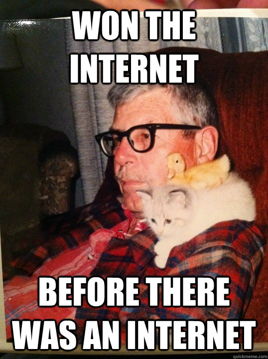 won the internet before there was an internet -
