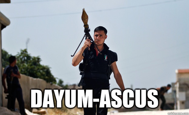 Dayumascus - Ridiculously Photogenic Syrian Soldier