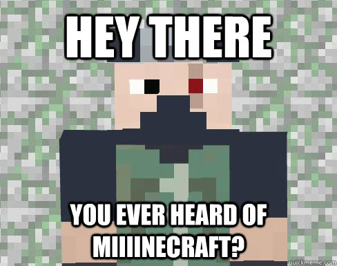 hey there you ever heard of miiiinecraft - ETHO IT