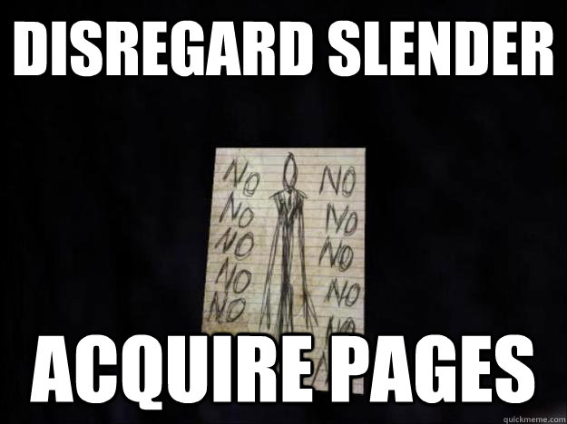 disregard slender acquire pages -