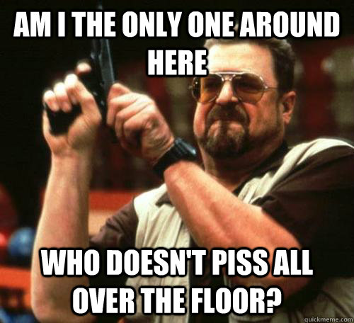 am i the only one around here who doesnt piss all over the - Public Toilets