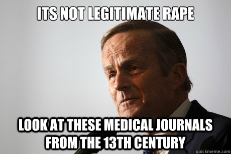 its not legitimate rape look at these medical journals from -
