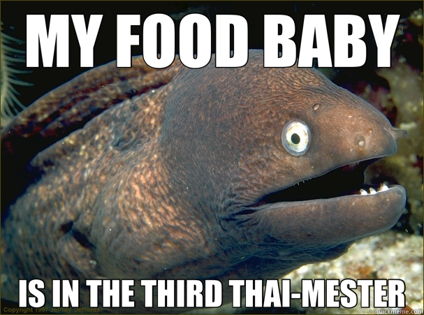 MY FOOD BABY IS IN THE THIRD THAI MESTER - Bad Joke Eel