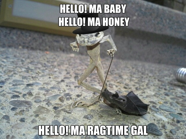 hello ma baby hello ma honey hello ma ragtime gal -