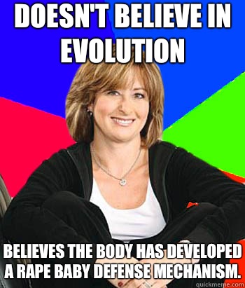 Doesnt believe in evolution Believes the body has developed - Sheltering Suburban Mom