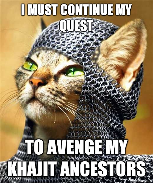 I must continue my quest To slay the red do -