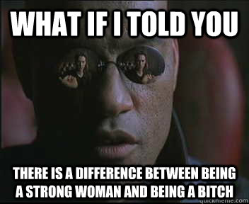 what if i told you there is a difference between being a str - Morpheus SC