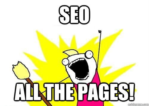 seo all the pages - x all the y
