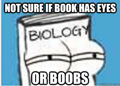 not sure if book has eyes or boobs - Not Sure If Book