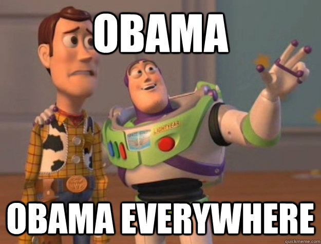 obama obama everywhere - Buzz Lightyear