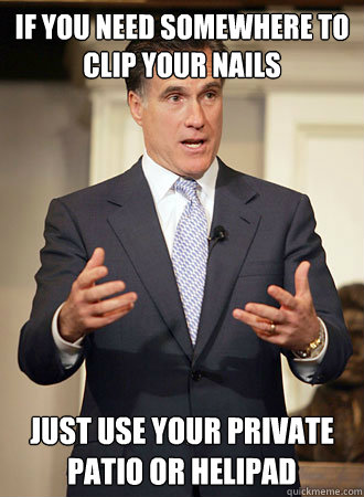 if you need somewhere to clip your nails just use your priva - Relatable Romney