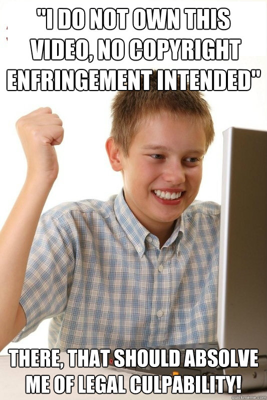 i do not own this video no copyright enfringement intend - 1st Day Internet Kid