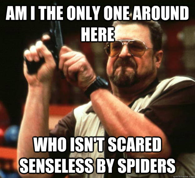 am i the only one around here who isnt scared senseless by - Angry Walter