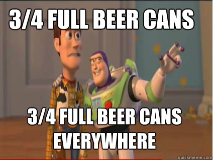 Beer Cans Everywhere