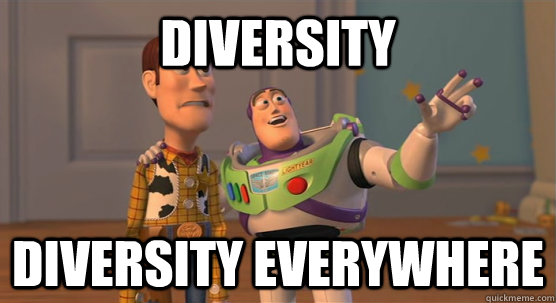 diversity diversity everywhere - Toy Story Everywhere