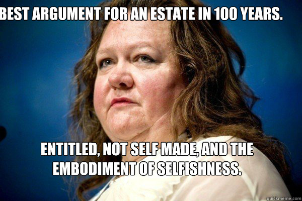 best argument for an estate in 100 years entitled not sel - Spiteful Billionaire